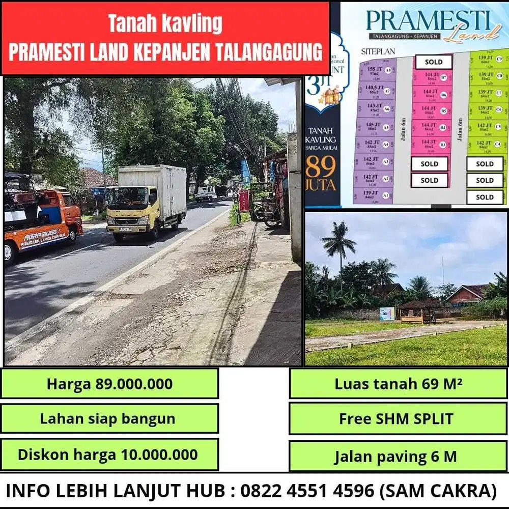 tanah kavling pribadi cocok untuk usaha