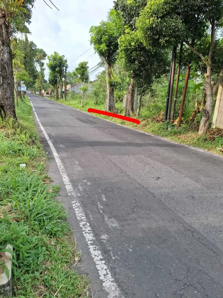 Tanah sangat strategis pinggir jalan griya taman asri