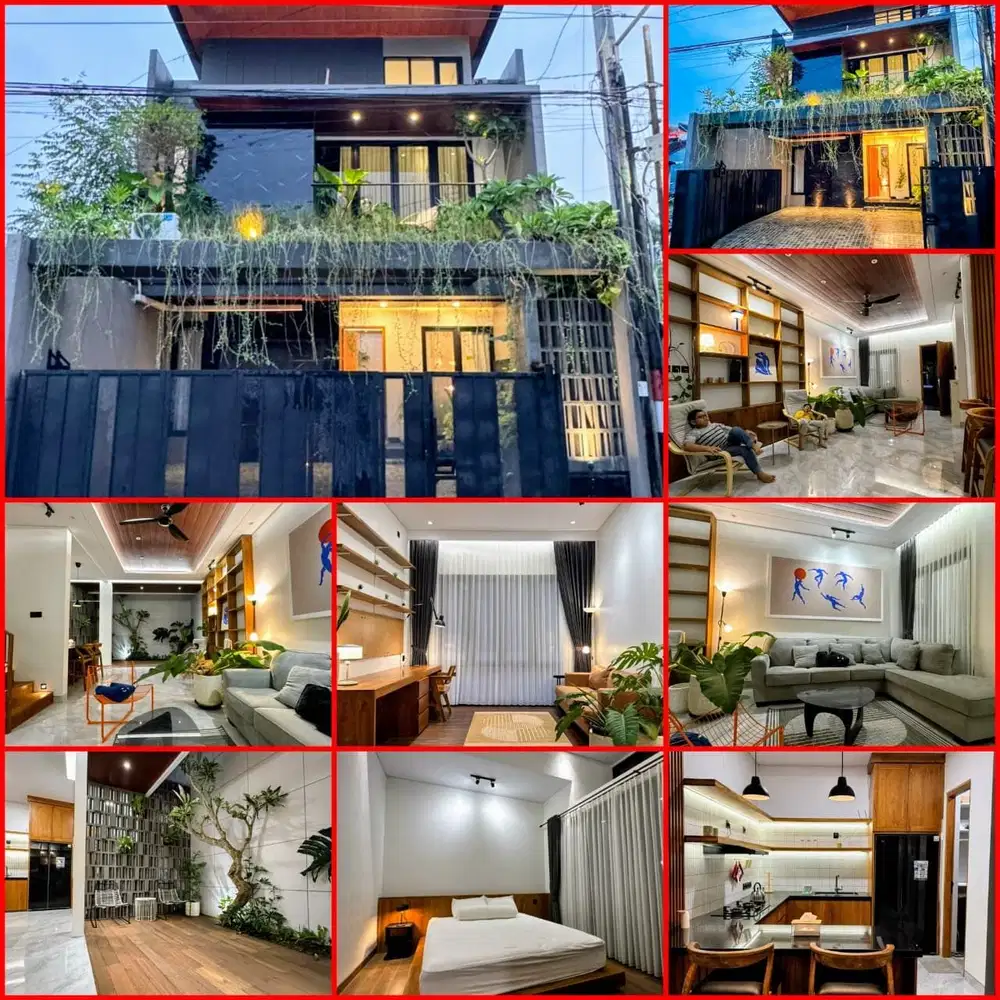 Rumah 2 lantai full furnish jalan palagan sangat nyaman dan strategis