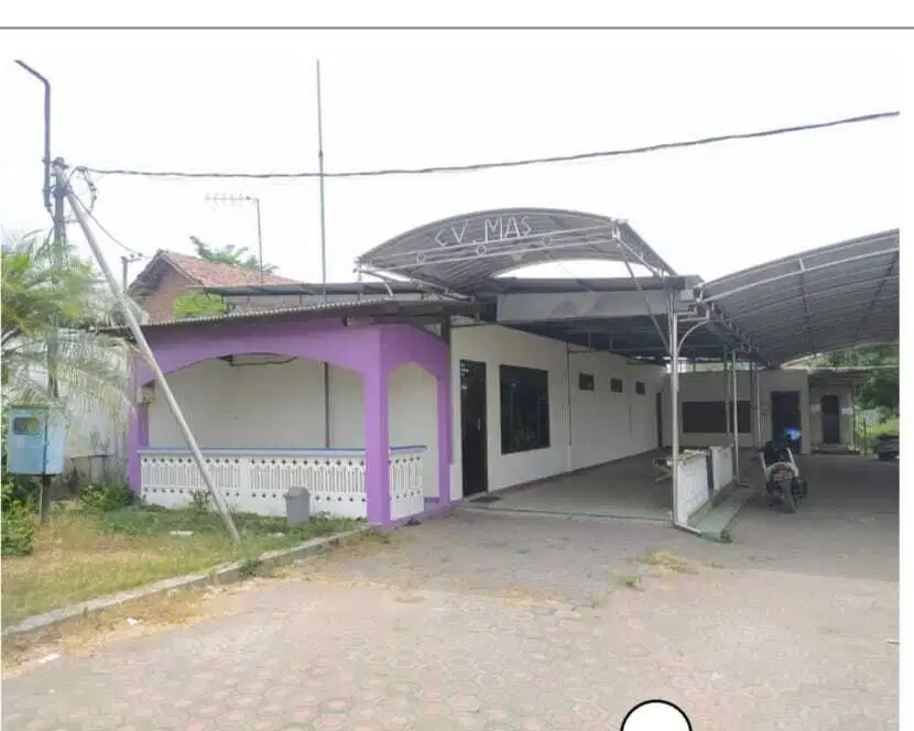 Jual murah  pabrik  + gudang di Peterongan  Jombang 300 ke jalan raya propinsi