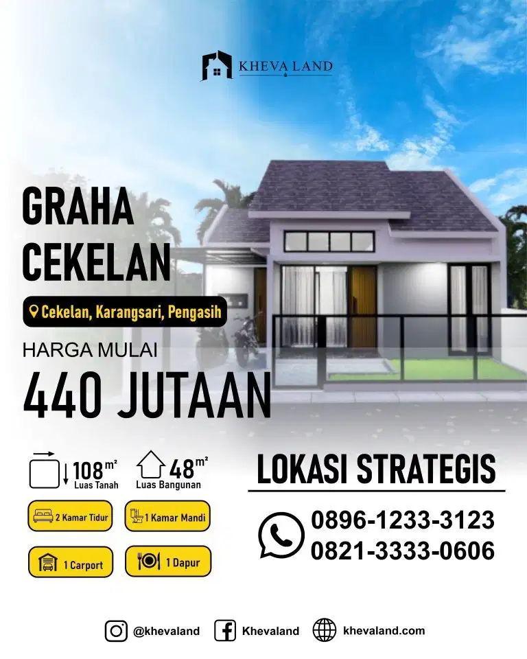 jual rumah dekat RSUD Wates Kulon progo yogyakarta