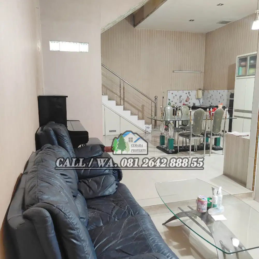 DIJUAL VILLA KOMP CEMARA ASRI JLN KIWI