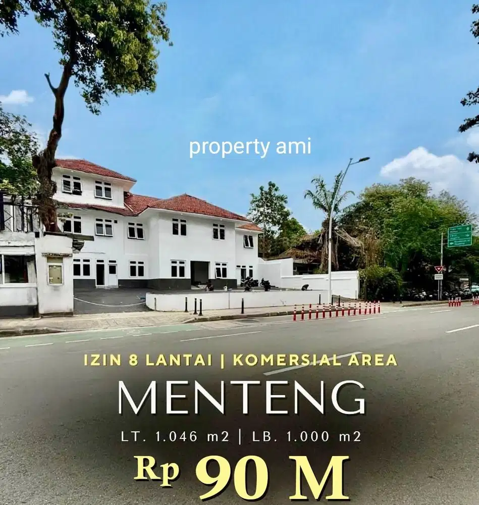 Jual bangunan komersial cocok untuk usaha restoran di Menteng Jakarta