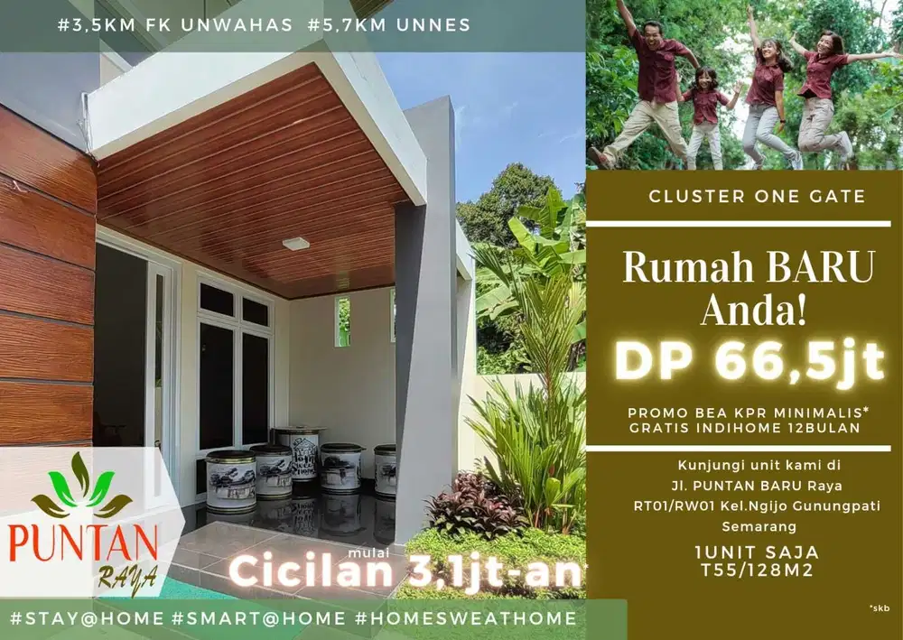 PROMO 1 Unit Terakhir Cluster PUNTANRaya Siapakah Yang Beruntung ?