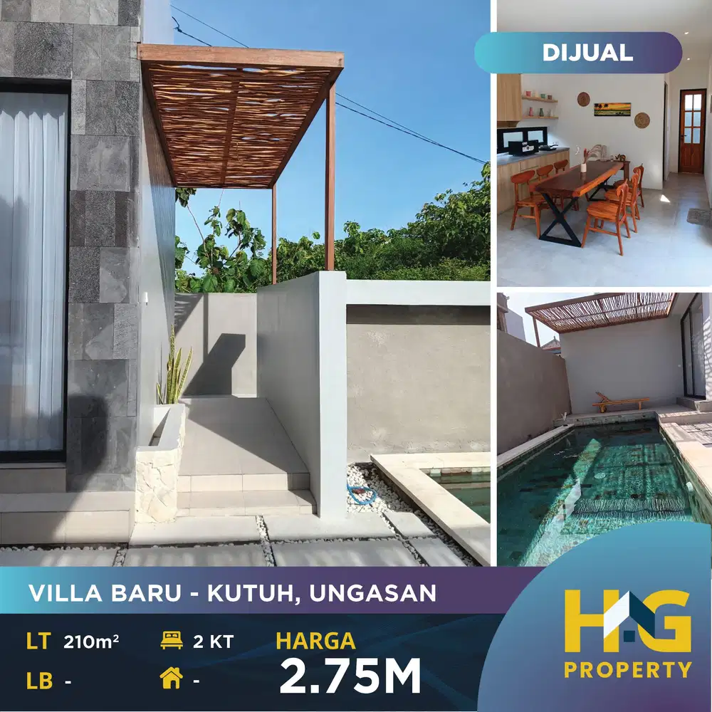 Dijual Villa Baru - Kutuh Ungasan