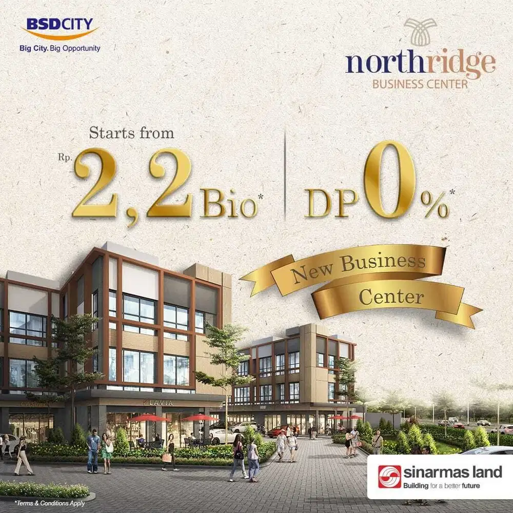 Di Jual Northridge Business Center Type B 41 & C 41