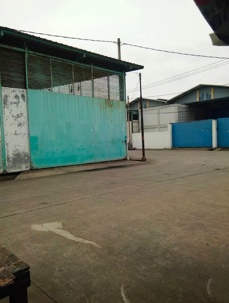 Dijual gudang di pergudangan sentra kosambi