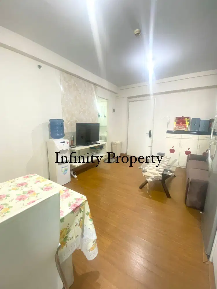 Apartemen Green Bay Pluit Unit 3BR Jadi 2BR Full Furnished View Kolam