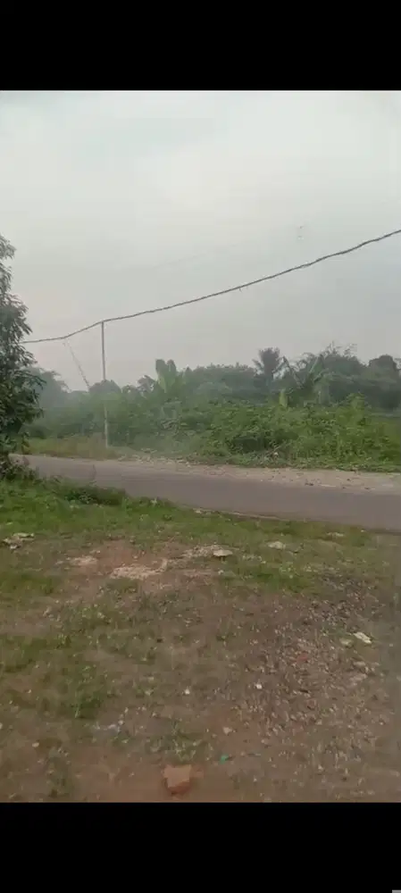 Dijual tanah kosong pinggir jalan raya zona industri