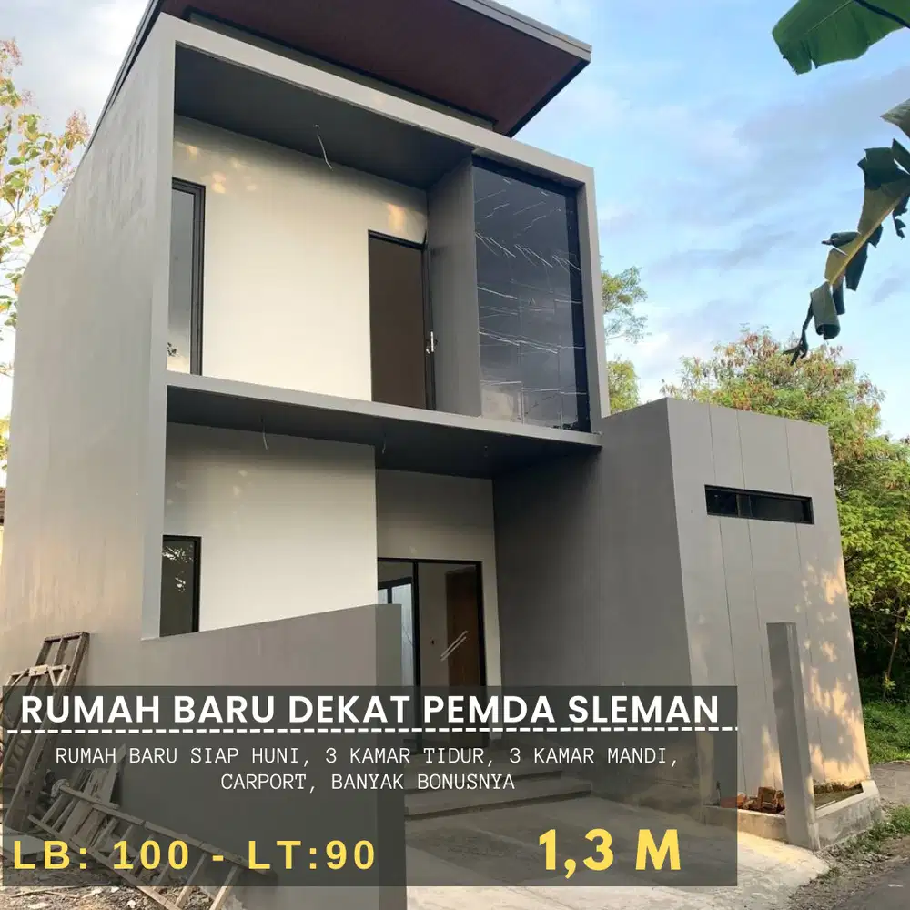 Rumah Siap Huni Dekat Pemda Sleman Yogyakarta