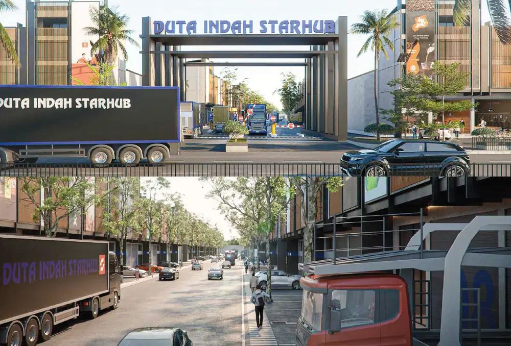 DIJUAL Gudang Samping Bandara selangkah ke TOL, Gudang Duta Indah