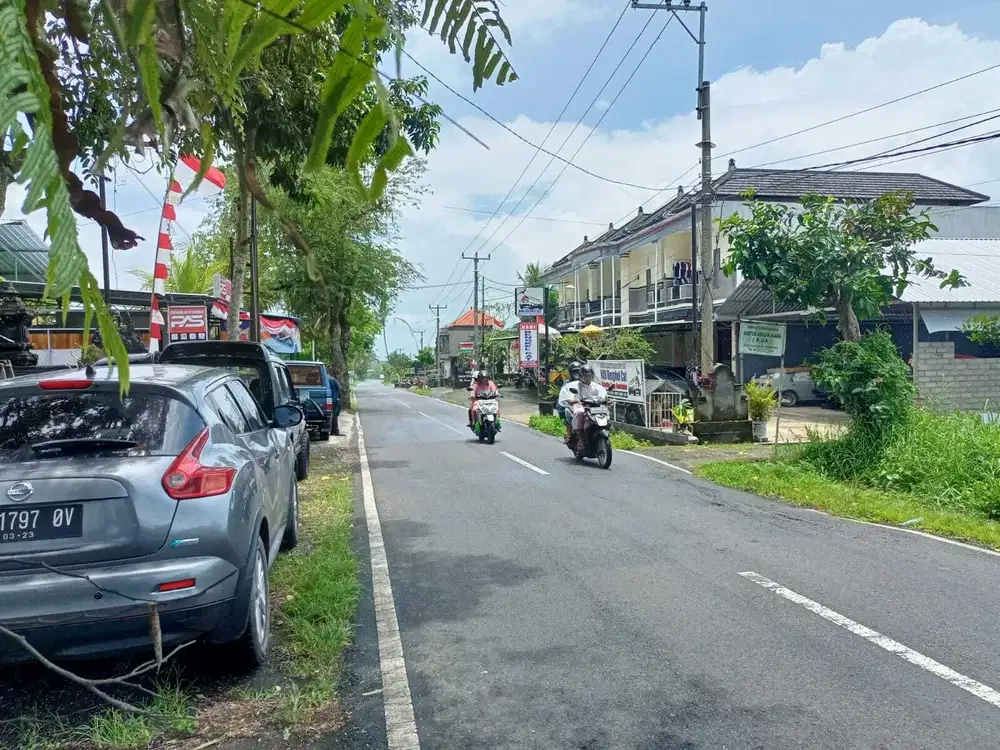 Dijual tanah jalan raya penebel  tabanan dekat jatiluwih
