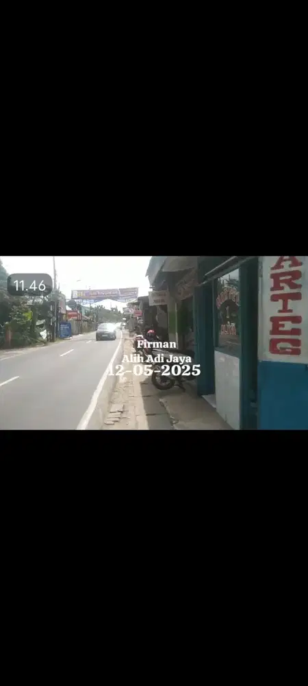 Jual tanah plus bangunan kios di Tangerang selatan