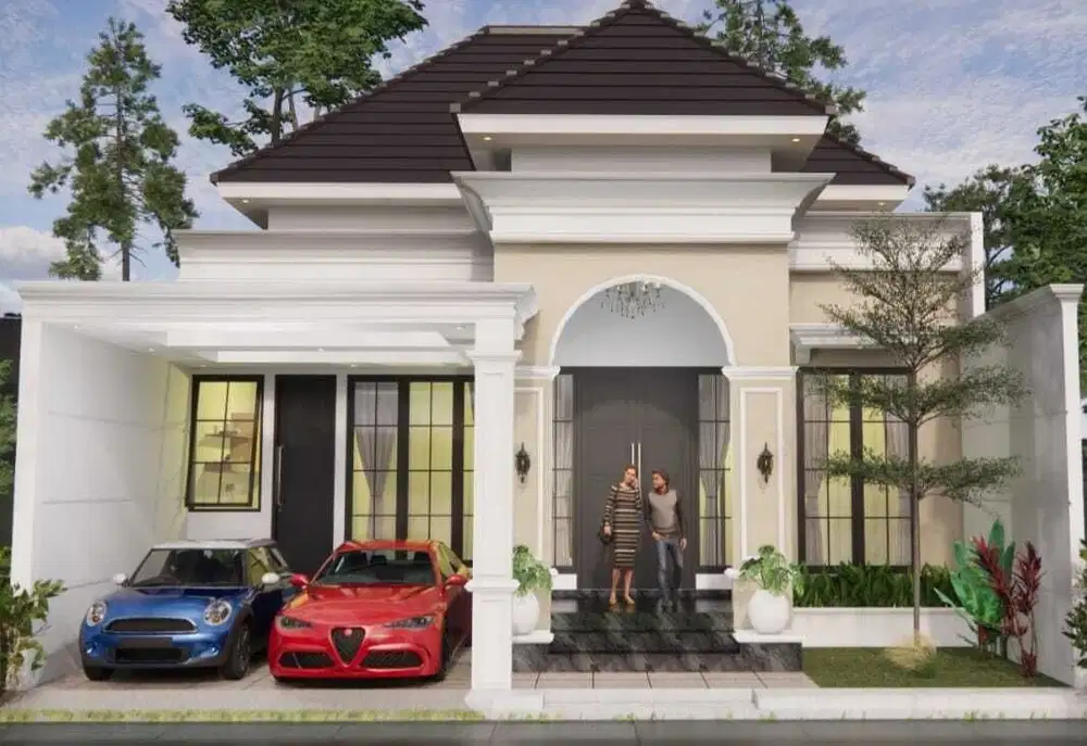 RUMAH MEWAH MODERN DESAIGN AMERICAN CLASSIC