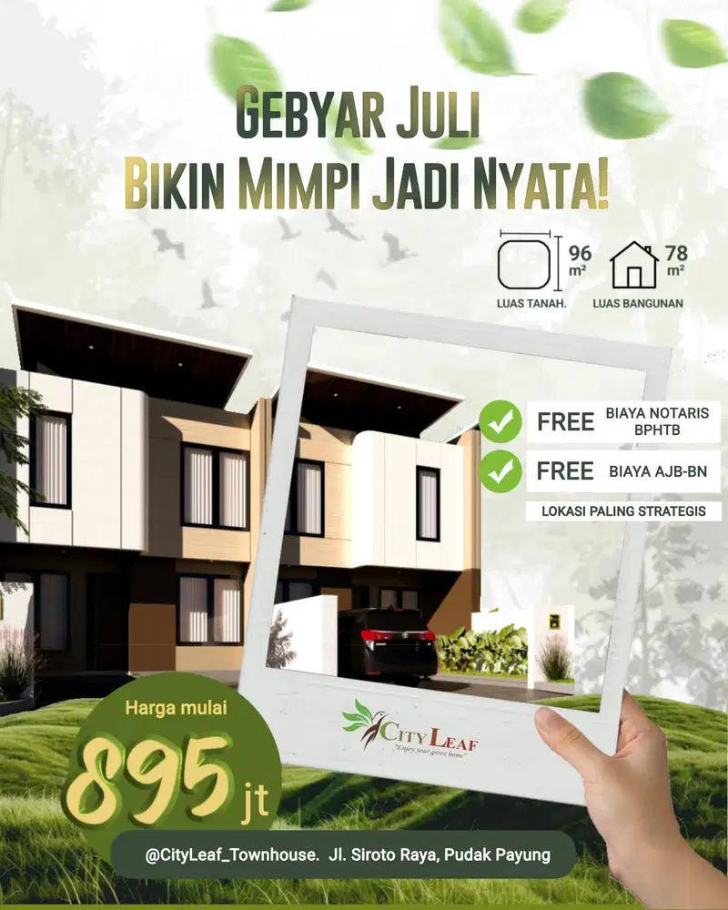 PERUMAHAN CITY LEAF TOWNHOUSE BANYUMANIK
