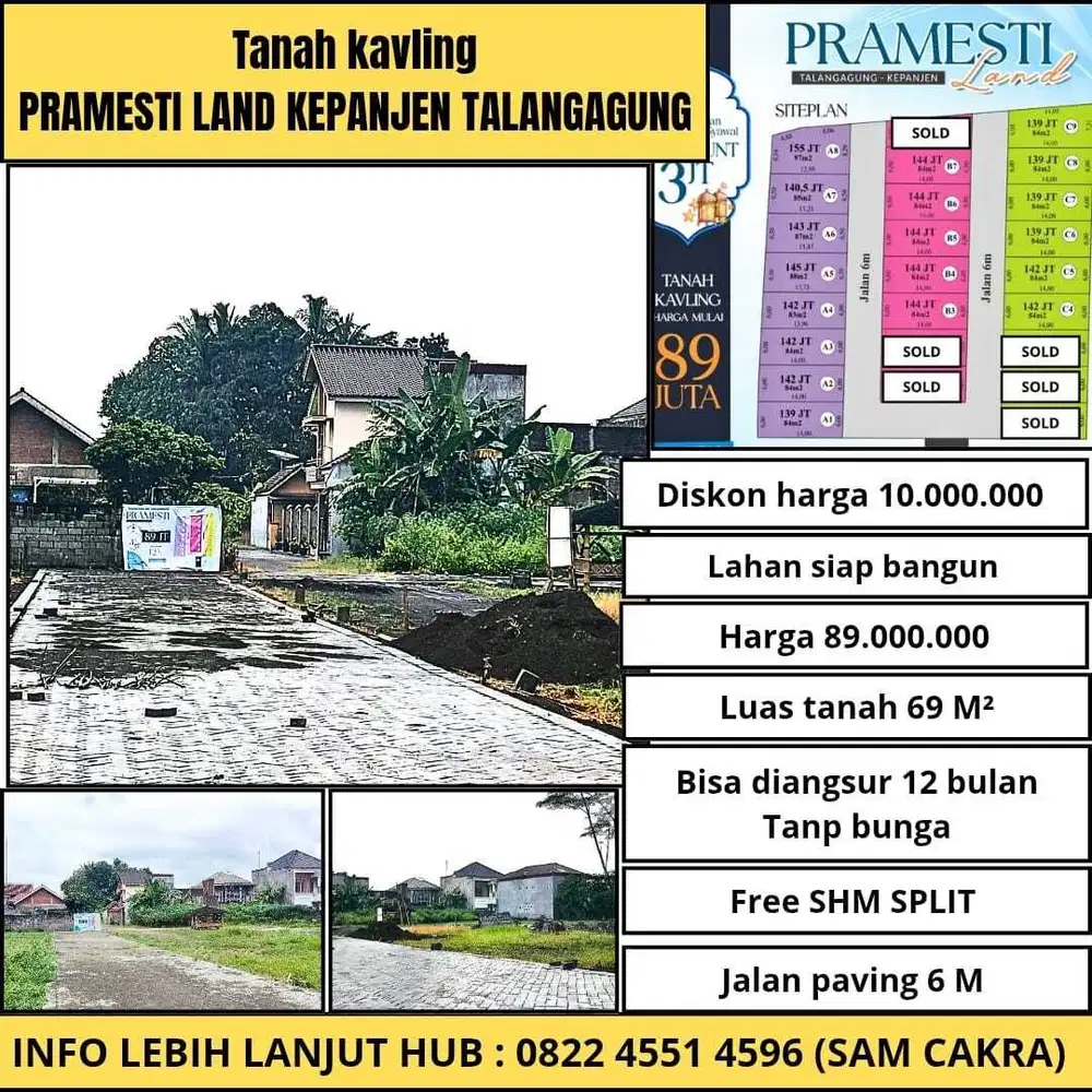 PROMO KEMERDEKAAN TANAH KAVLING PRIBADI