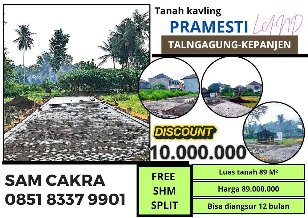 Tanah kavling lokasi pertengahan kota