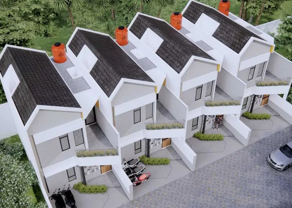 Di jual 6 kamar full furnish rumah kos baru di bogor ipb