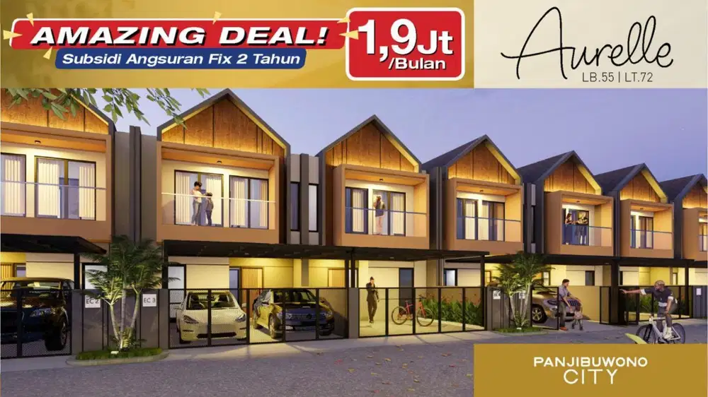 Rumah 2 Lantai di Panjibuwono Punya Fasilitas Super Lengkap