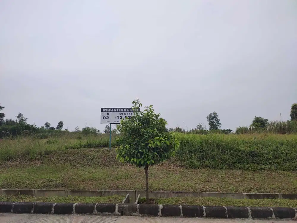 Kavling satu hektare Siap Bangun di Kawasan Industri Karawang Barat