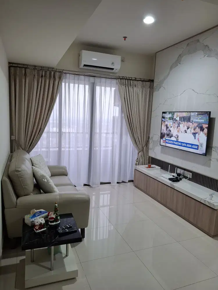 Disewa Apartemen 2BR 66 m2 Orange County Lippo Cikarang 135 Juta/Thn!