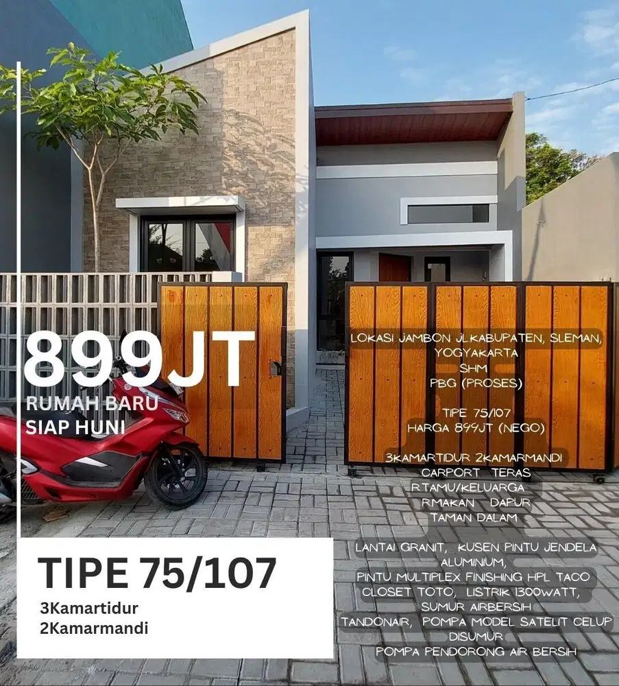 Rumah sangat strategis nogotirto dalam ringroad jln godean