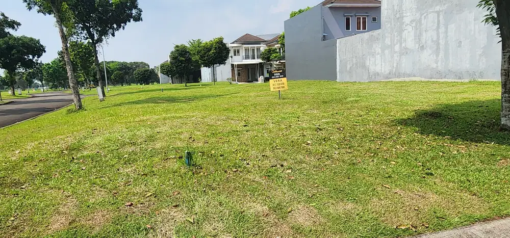 Jual Cepat ! Kavling Hoek Suvarna Sutera area Golf 267m2