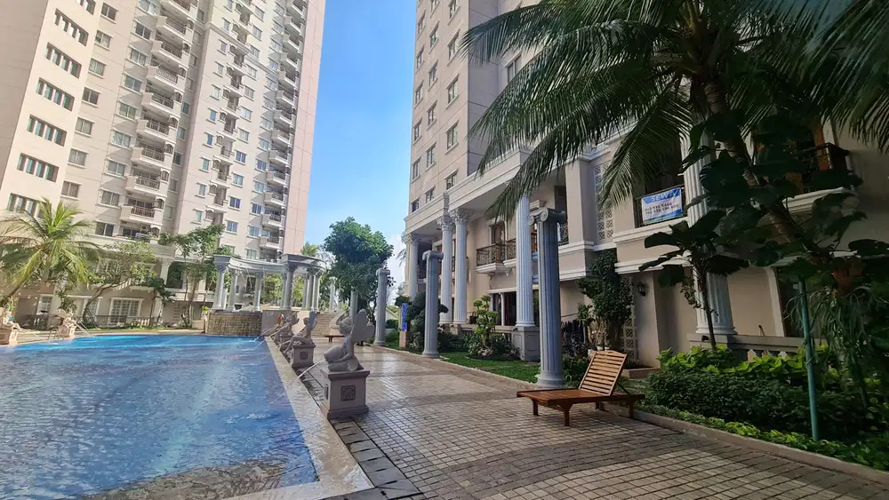 Disewakan Apartemen waterplace 2 lantai, pool access