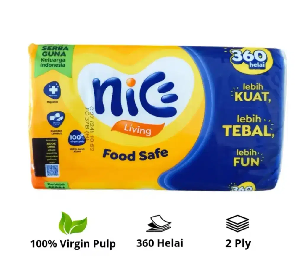 Tissue NICE Isi 360 Helai / 2 Ply / Tissue Wajah / Tissue Nice