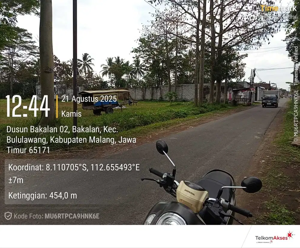 TANAH DATAR LOKASI BAKALAN BULULAWANG KABUPATEN MALANG