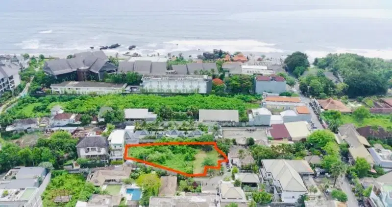 Tanah pantai batu mejan canggu