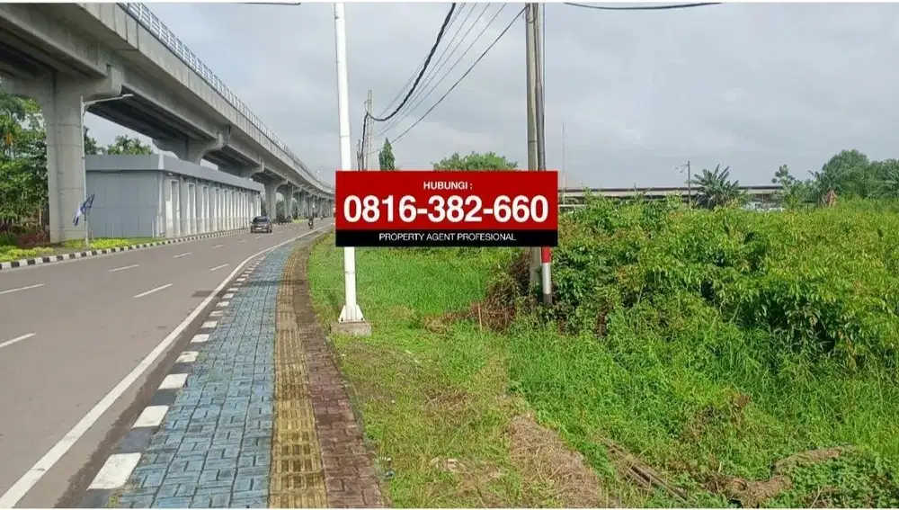 Dijual tanah 12.170m2 di Jln Gubernur H Asnawi Mangku Alam Palembang