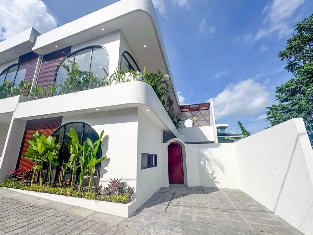 dijual villa baru style mediteranian lantai 2 pererenan