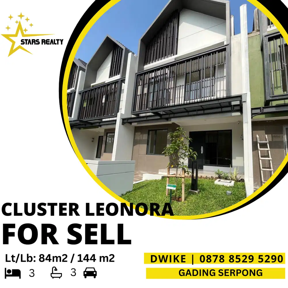 Dijual Cepat Cluster Leonora Summarecon Serpong Nego Sampai Deal