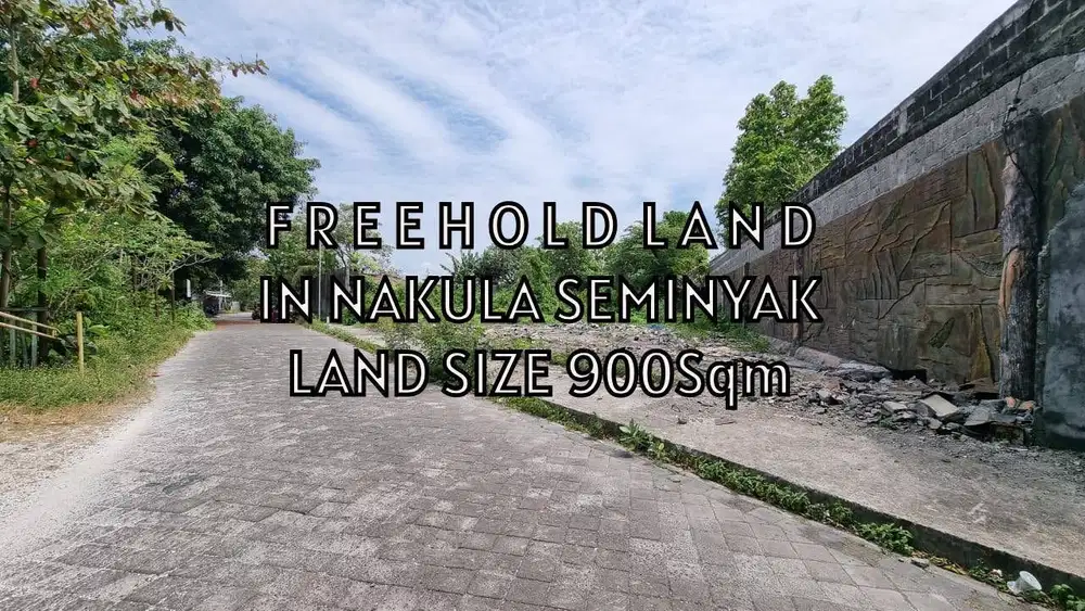 Tanah Strategis di Belakang Trans Studio Bali Nakula Seminyak Bali