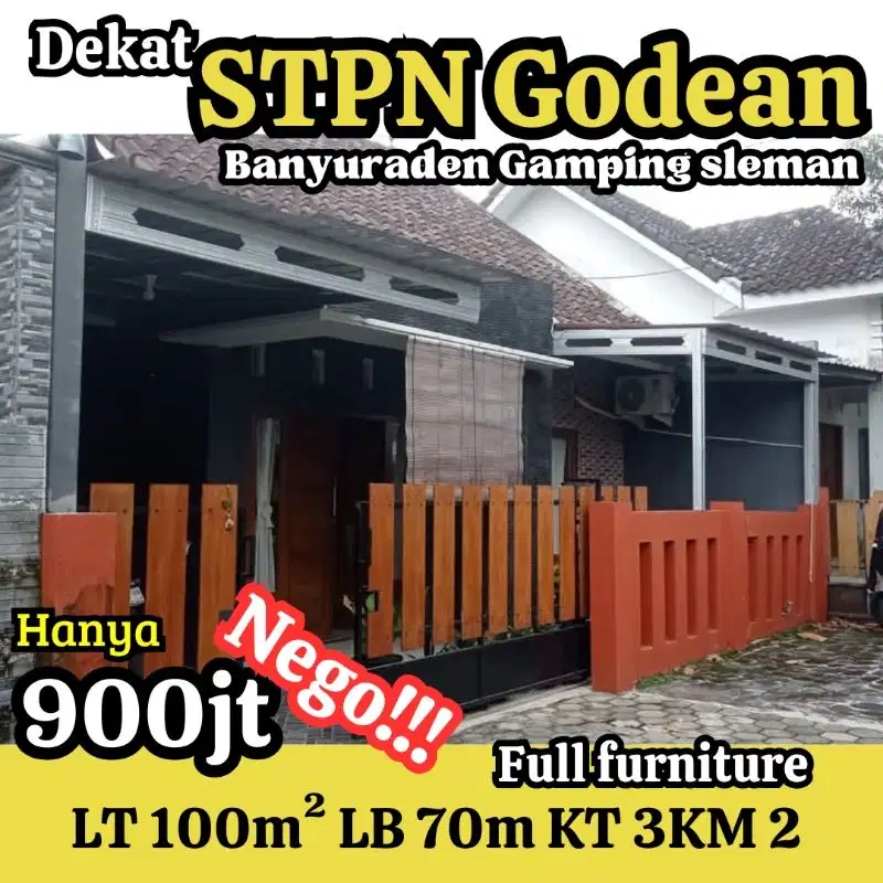 rumah dekat STPN banyuraden Gamping