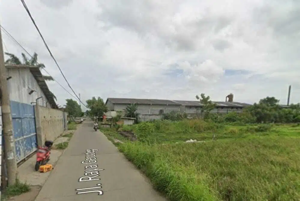 Dijual Tanah Sawah 2.125m2 di Jalan Gerudug, Sepatan, Tangerang, SHM