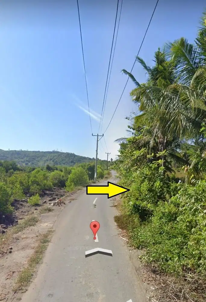 DIjual Tanah SHM Sekotong Lombok view langsung Pantai