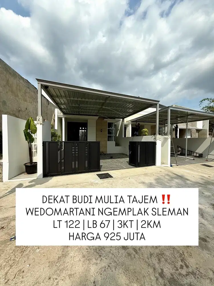 dijual rumah di sleman dekat budi mulia tajem di wedomartani ngemplak