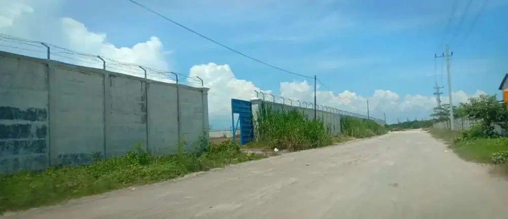 Disewakan lahan romokalisari sudah urug, deket pelabuhan