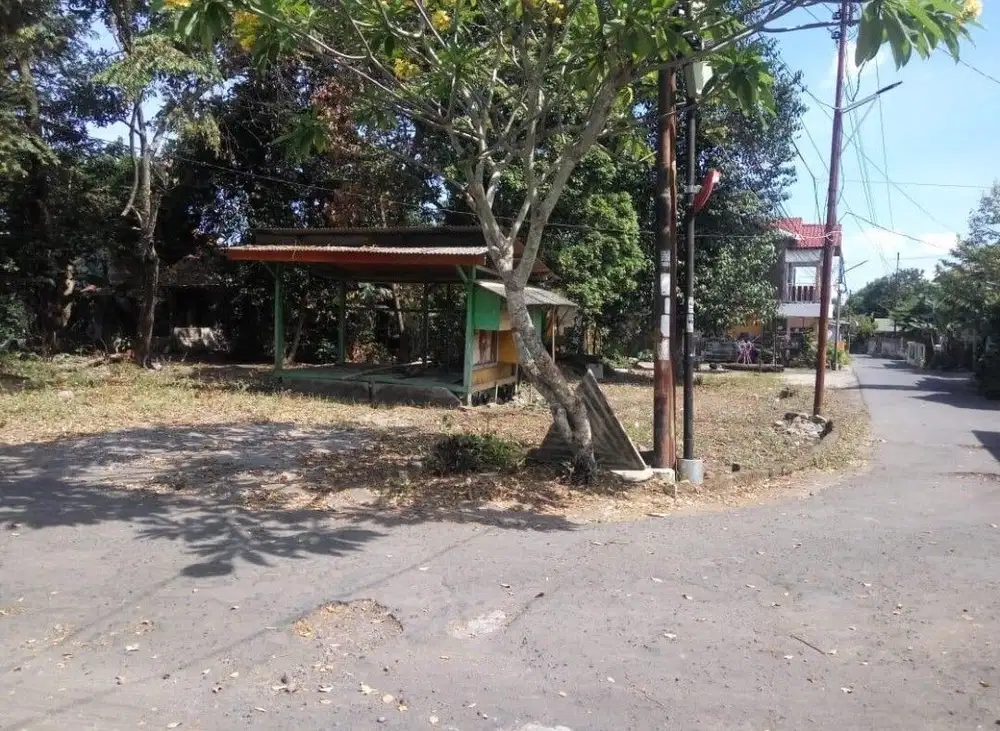 Tanah pekarangan luas cocok untuk kavlingan minomartani