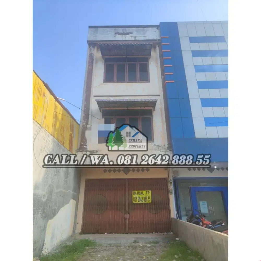 Dijual Ruko Jln Letda Sujono Samping BRI Dekat Simpg Mandala