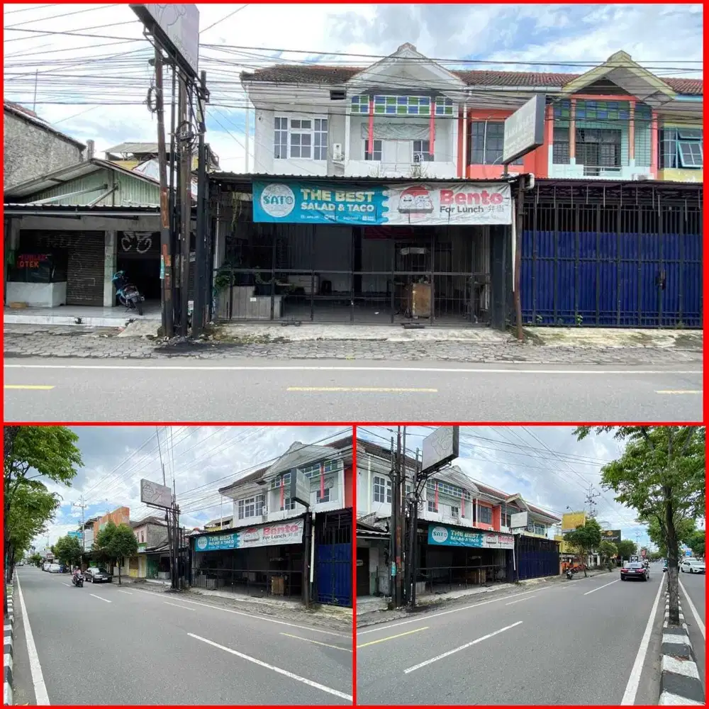 Ruko usaha 2 lantai umbulharjo pinggir jalan raya