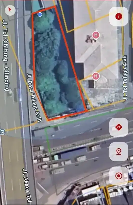 Dijual Tanah Super Strategis Dekat Tol Telaga Asih Bekasi