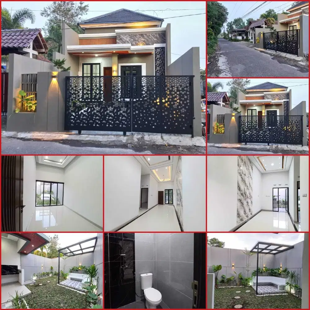 Rumah baru sangat nyaman dan strategis jln kaliurang KM 13