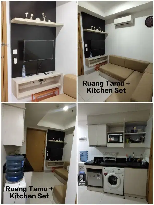 di sewakan apartemen the mansion Kemayoran 1bedroom furnish