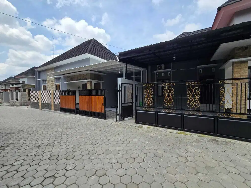 Di jual rumah siap huni dan proses bangun lokasi bendungan sleman