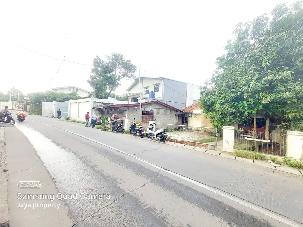 Rumah pinggir jln raya cikunir LT.723m SHM akses kontener 40feet