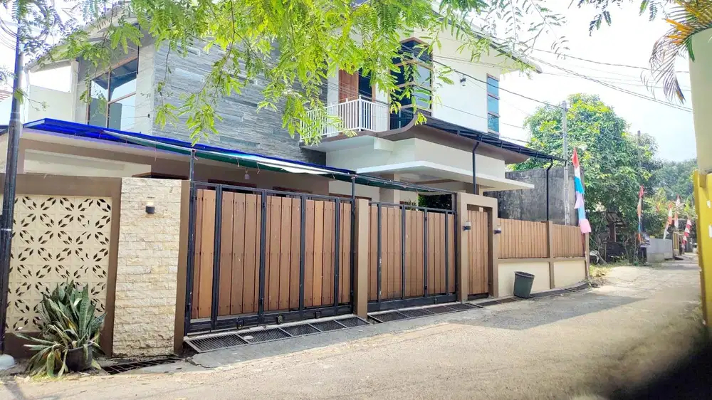 Rumah bagus 2lantai di jatirangon bekasi LT.230m bebas banjir
