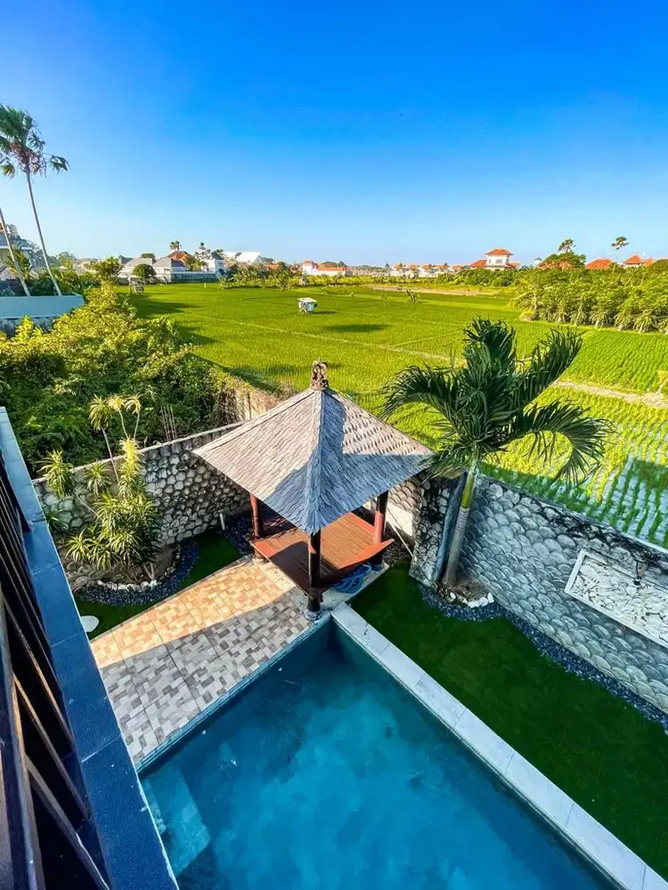 Available Villa For Sale With Ricefield View in Batubeligh Bali
